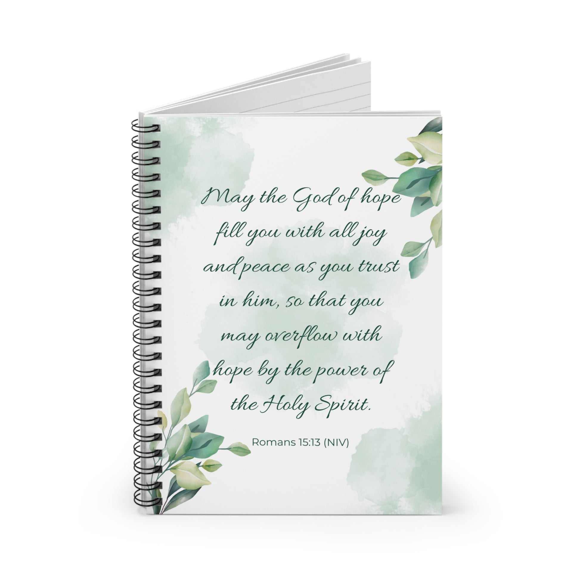 Radiant Hope Journal - A transformative collection inspired by Romans 15:13, guiding you to trust, joy, and peace. Immerse in reflections that overflow with hope through the power of the Holy Spirit. Elevate your spiritual journey with our Christian journals for a radiant and boundless hope.