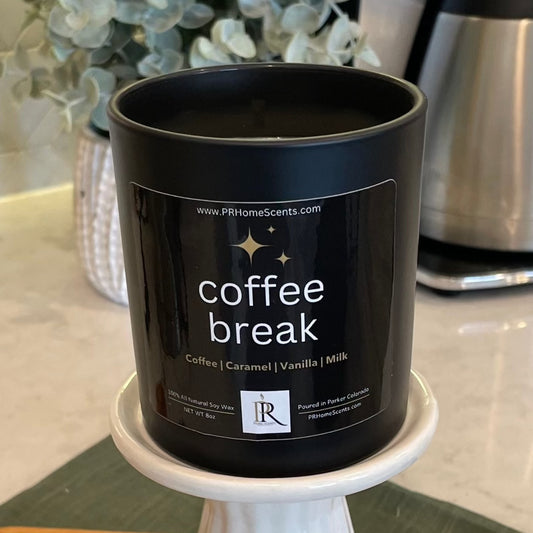Take a break with our 'Coffee Break' soy candle. Embrace the aroma of fresh coffee, sweet vanilla, sugar, milk, and a hint of suede. Crafted for cozy moments, enjoy its comforting scent wherever you need a warm, inviting atmosphere. ☕🕯️ #CoffeeBreak #SoyCandle #CozyVibes