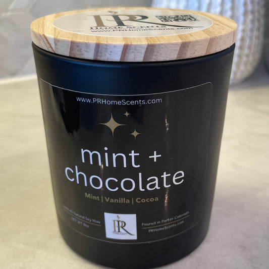 Mint chocolate candle | Scented Candles | Natural Soy wax candles | luxury candles | handmade candles | hand poured candles | Best mint chocolate candle | Andes candies