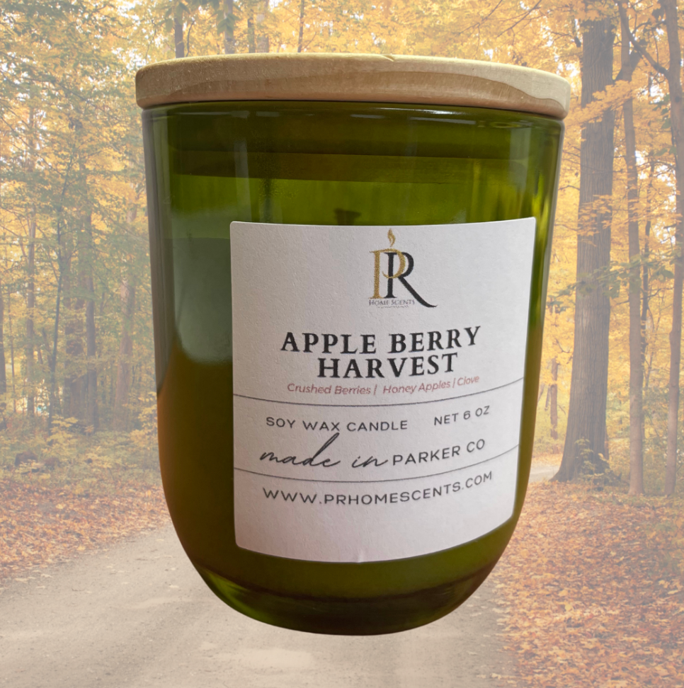 Apple Berry Harvest 6oz soy wax candle