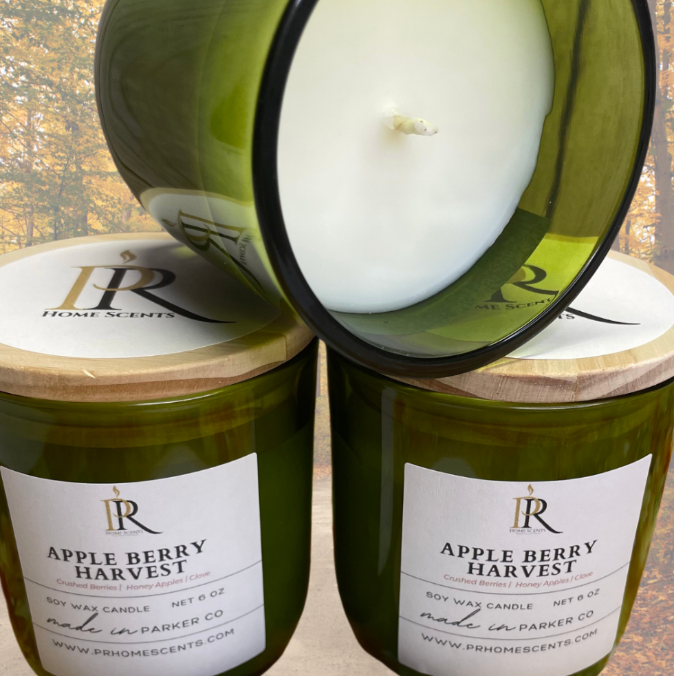 Apple Berry Harvest 6oz soy wax candle